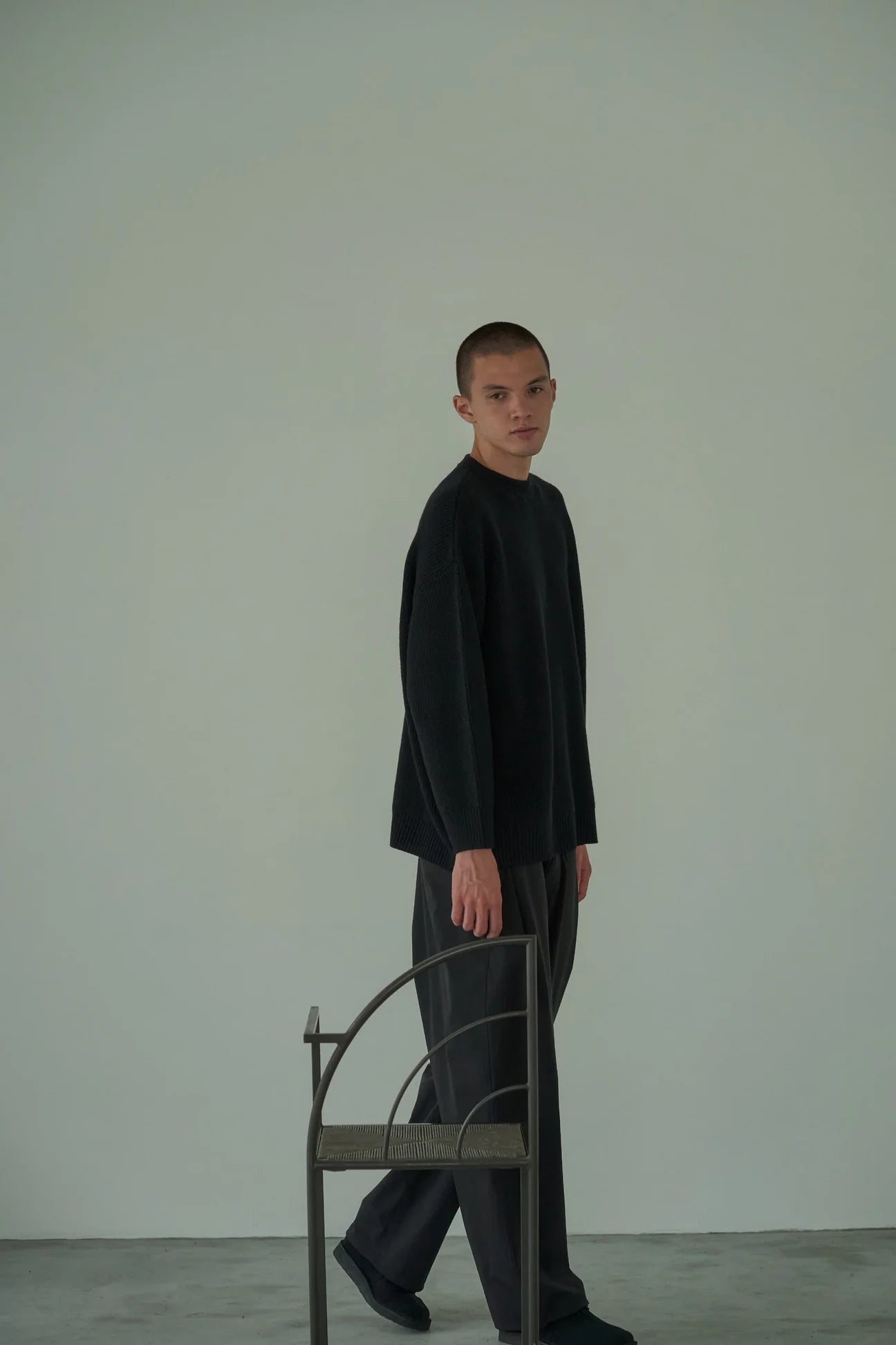 LOW GAUGE MERINO CREWNECK KNIT