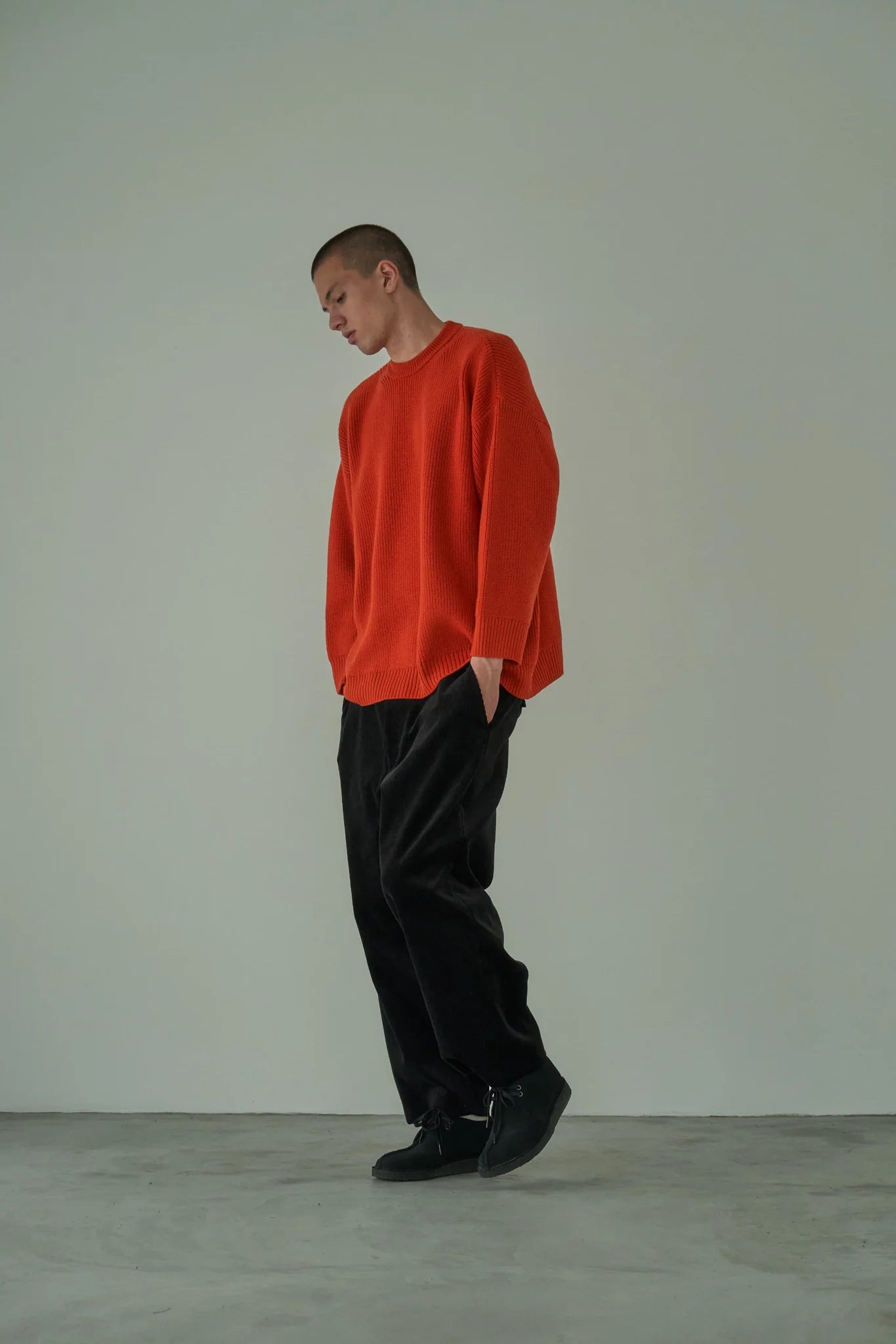 LOW GAUGE MERINO CREWNECK KNIT