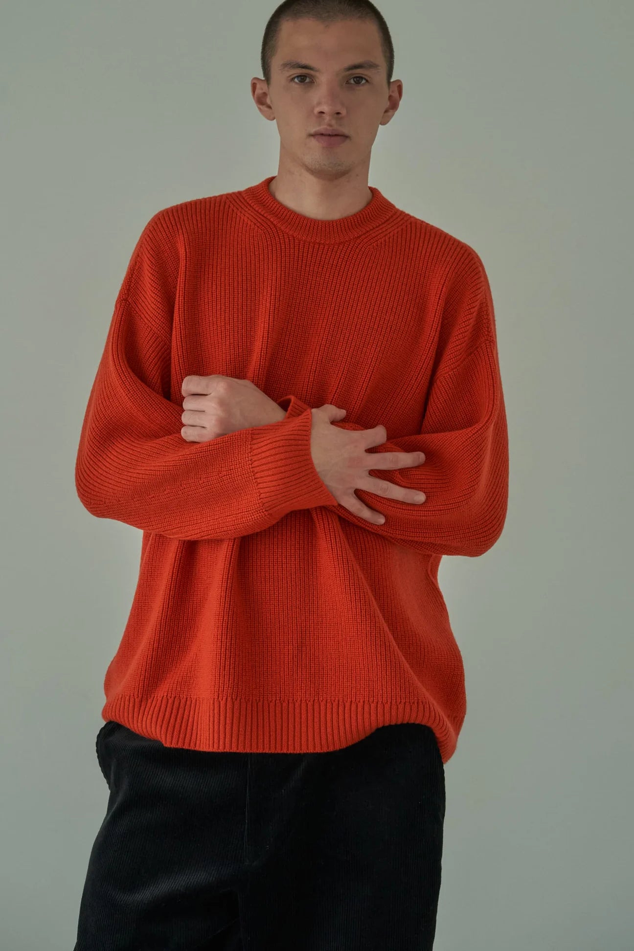 LOW GAUGE MERINO CREWNECK KNIT