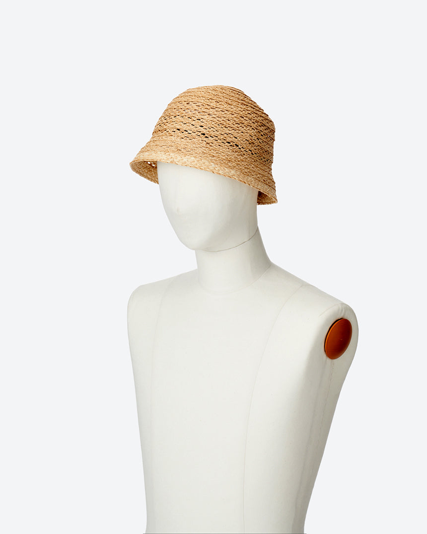 RAFFIA METRO HAT