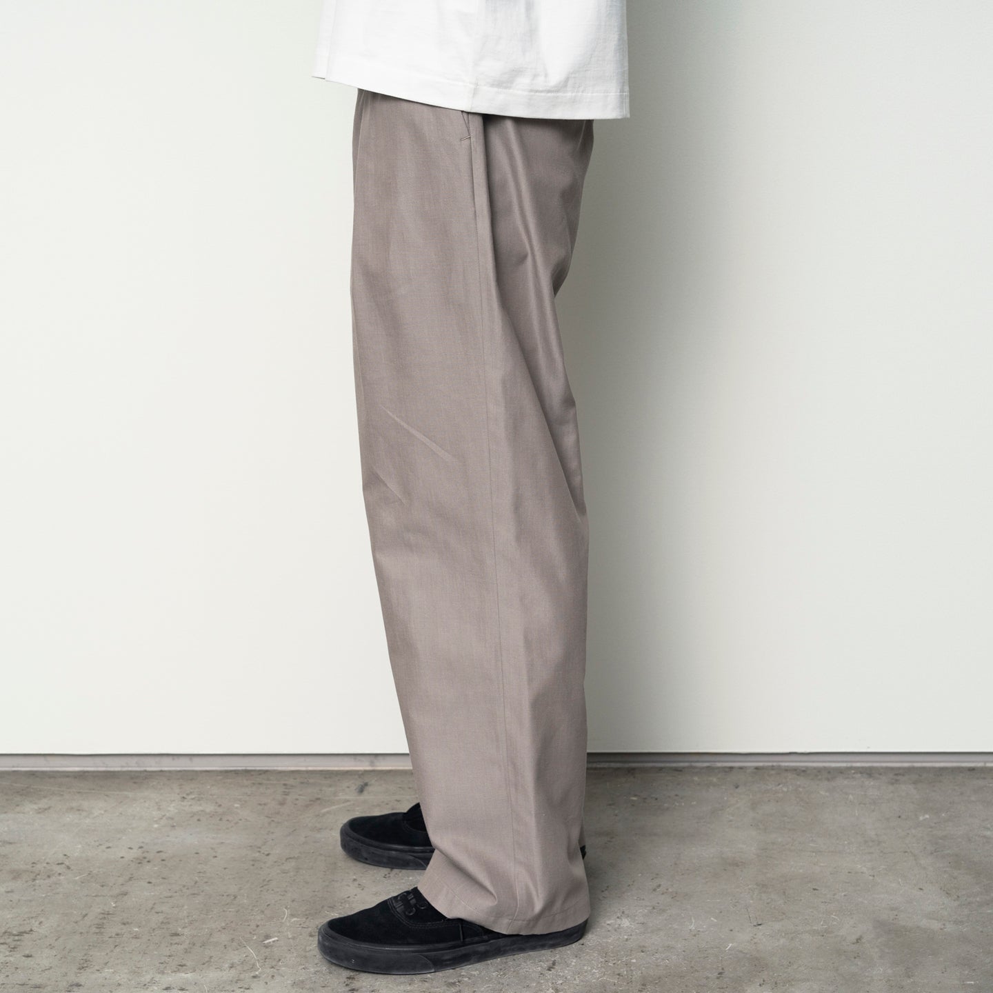 CUPURO MIXED STRAIGHT PANTS