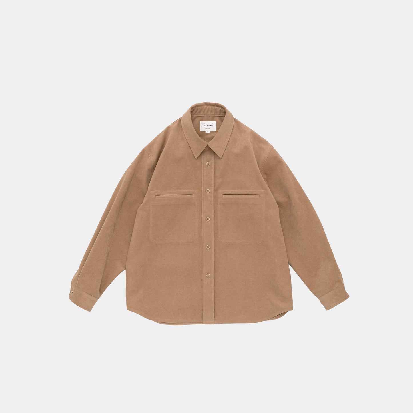 SUEDE SHIRT JACKET