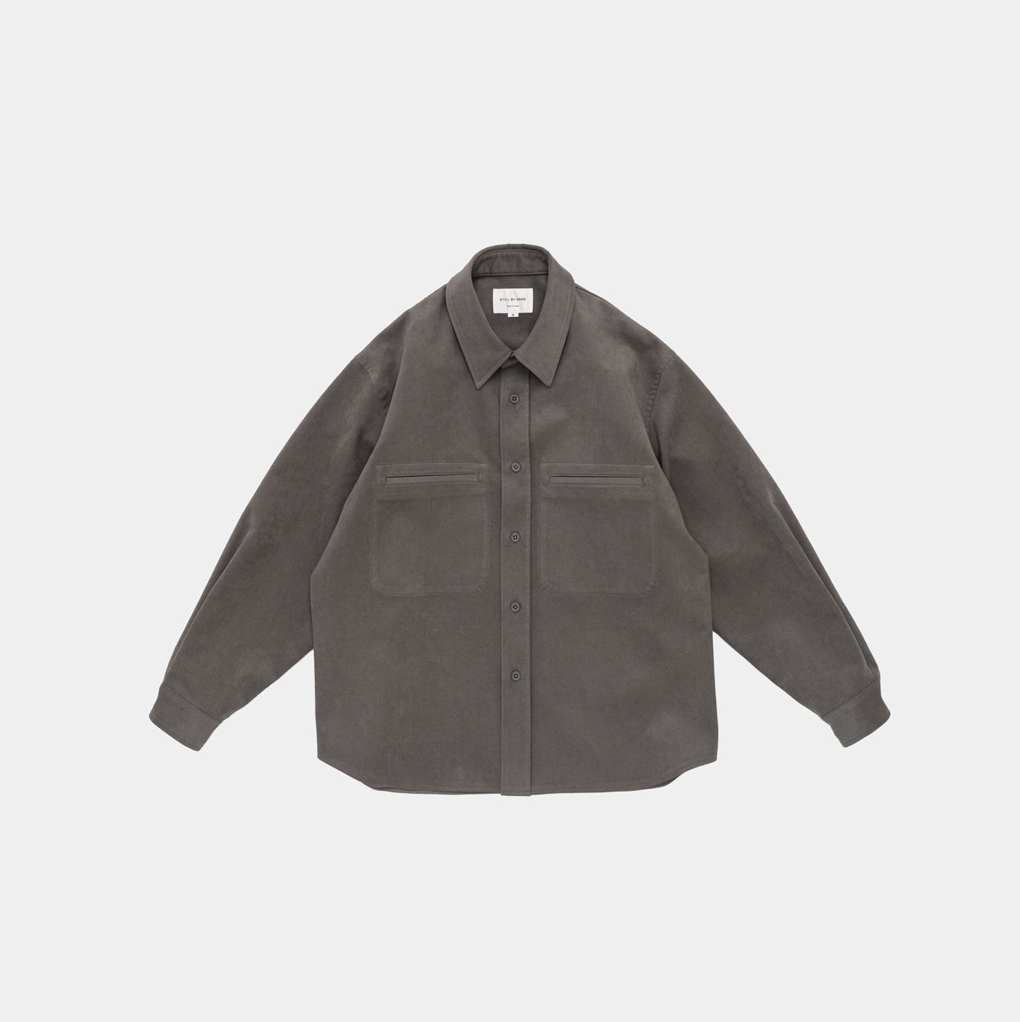 SUEDE SHIRT JACKET