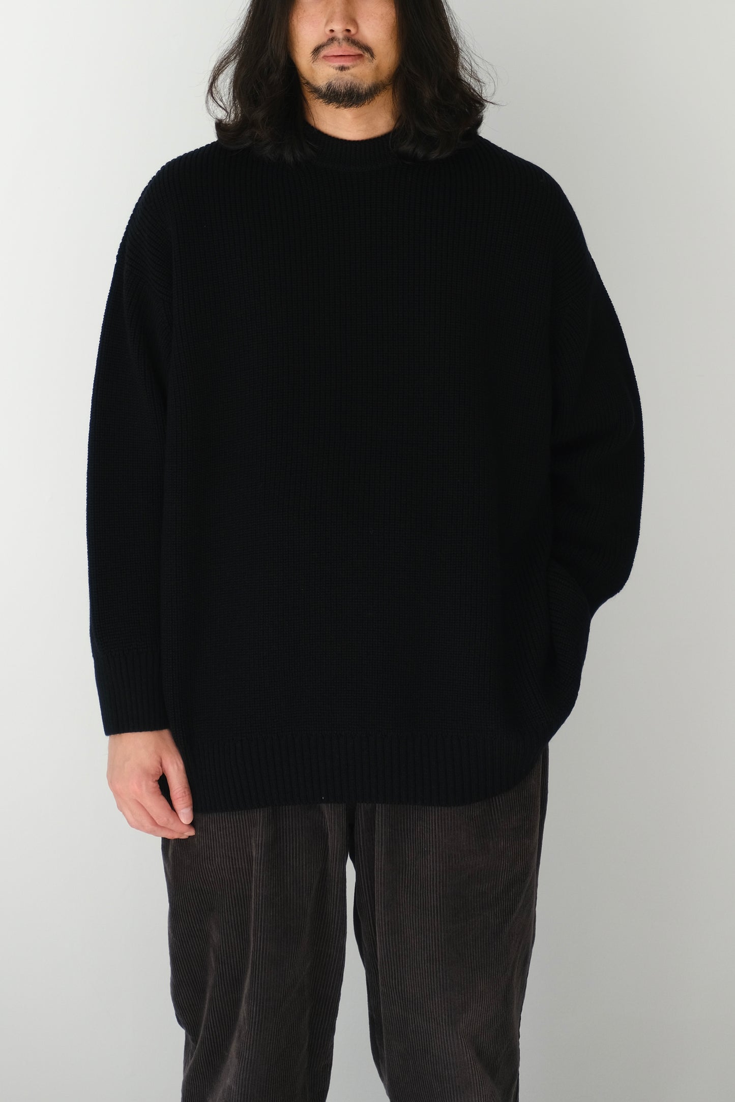 LOW GAUGE MERINO CREWNECK KNIT