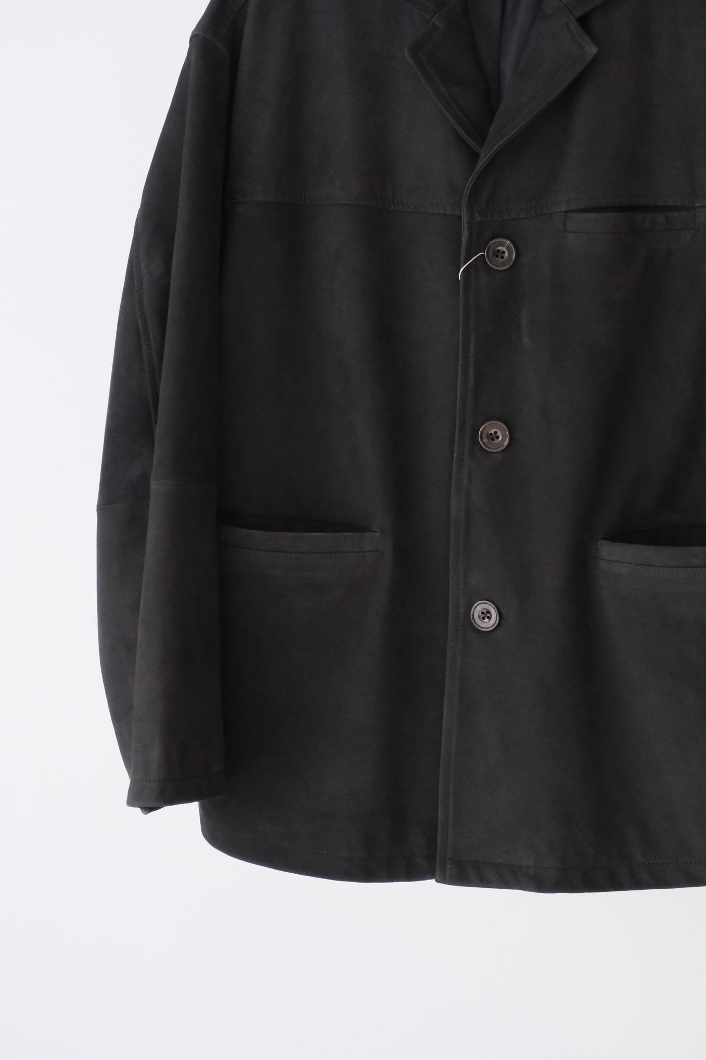 BOX TAILORED JACKET -NUBACK-