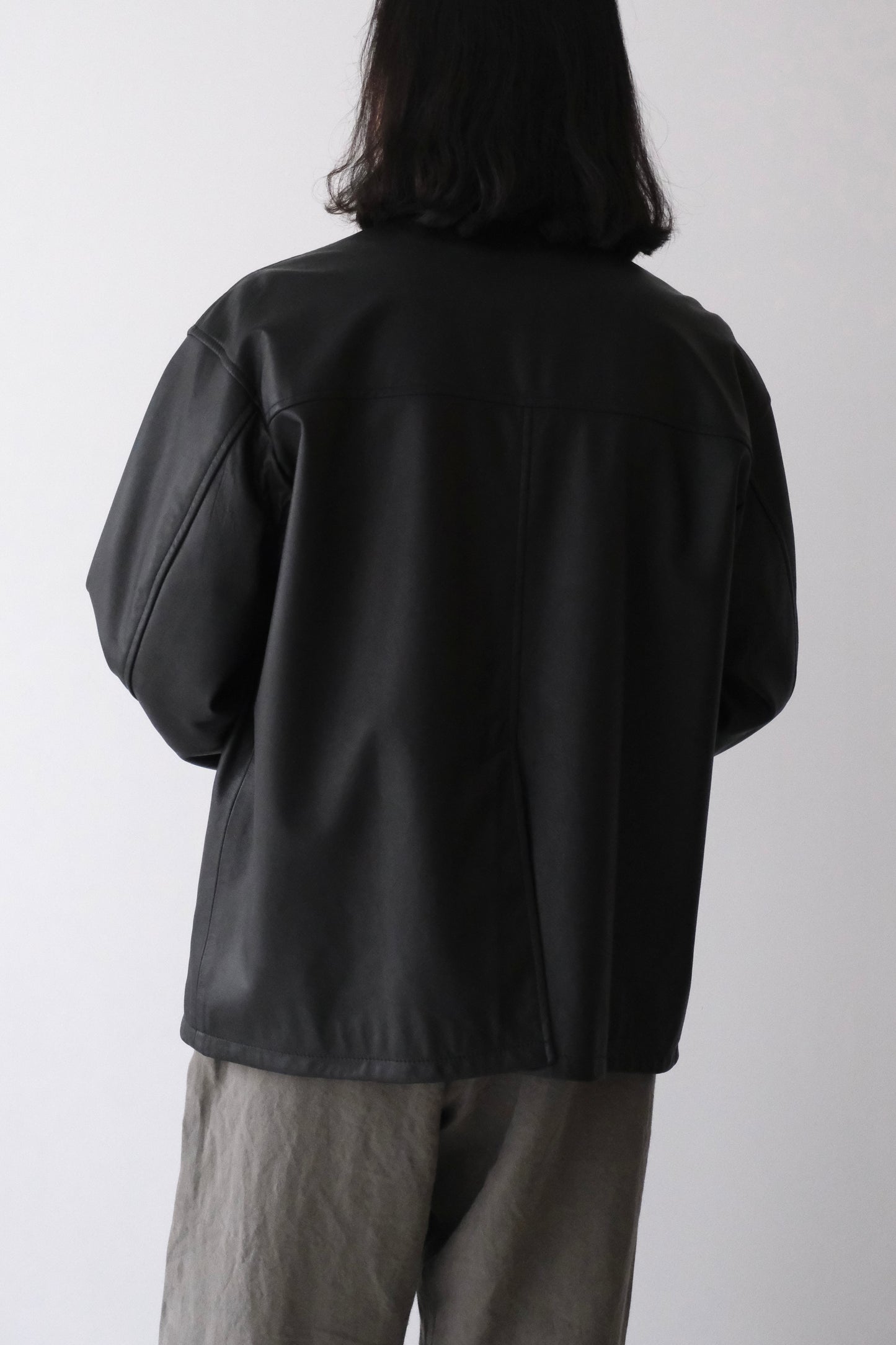 BOX TAILORED JACKET -SHEEP SKIN-