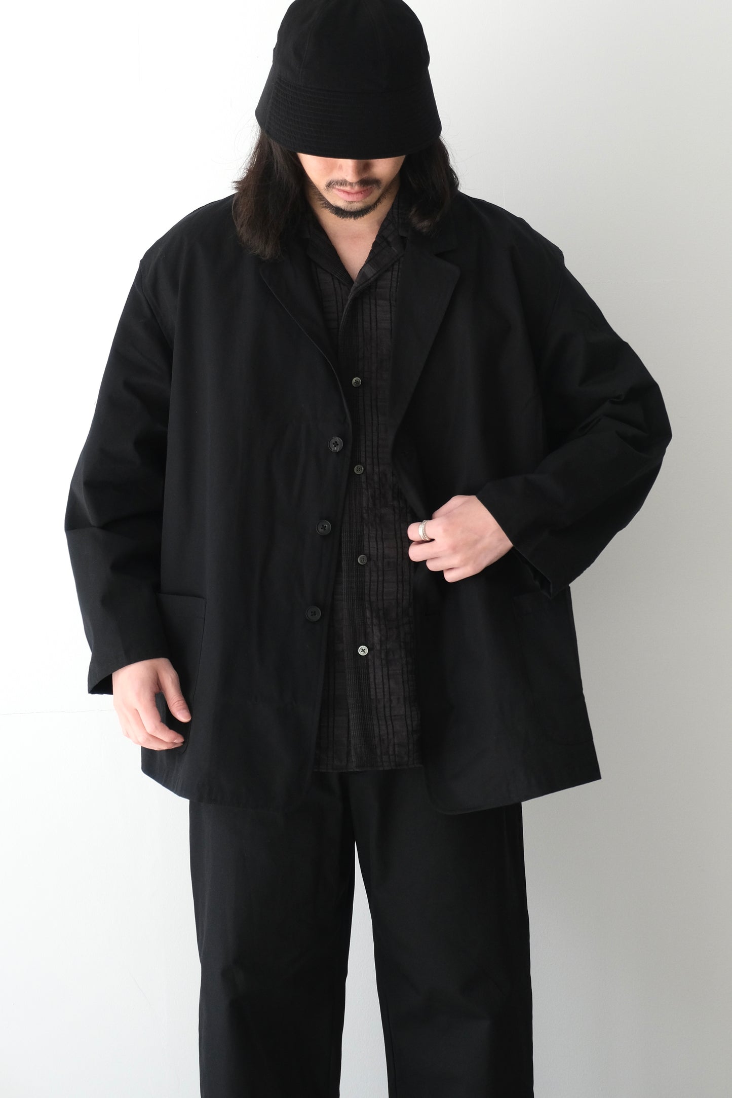 SUPERIOR GABARDINE TAILORED JACKET