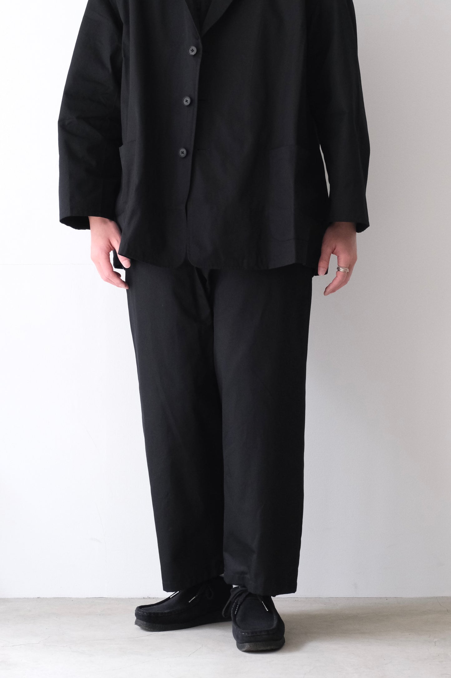SUPERIOR GABARDINE PLAIN FRONT SLACKS