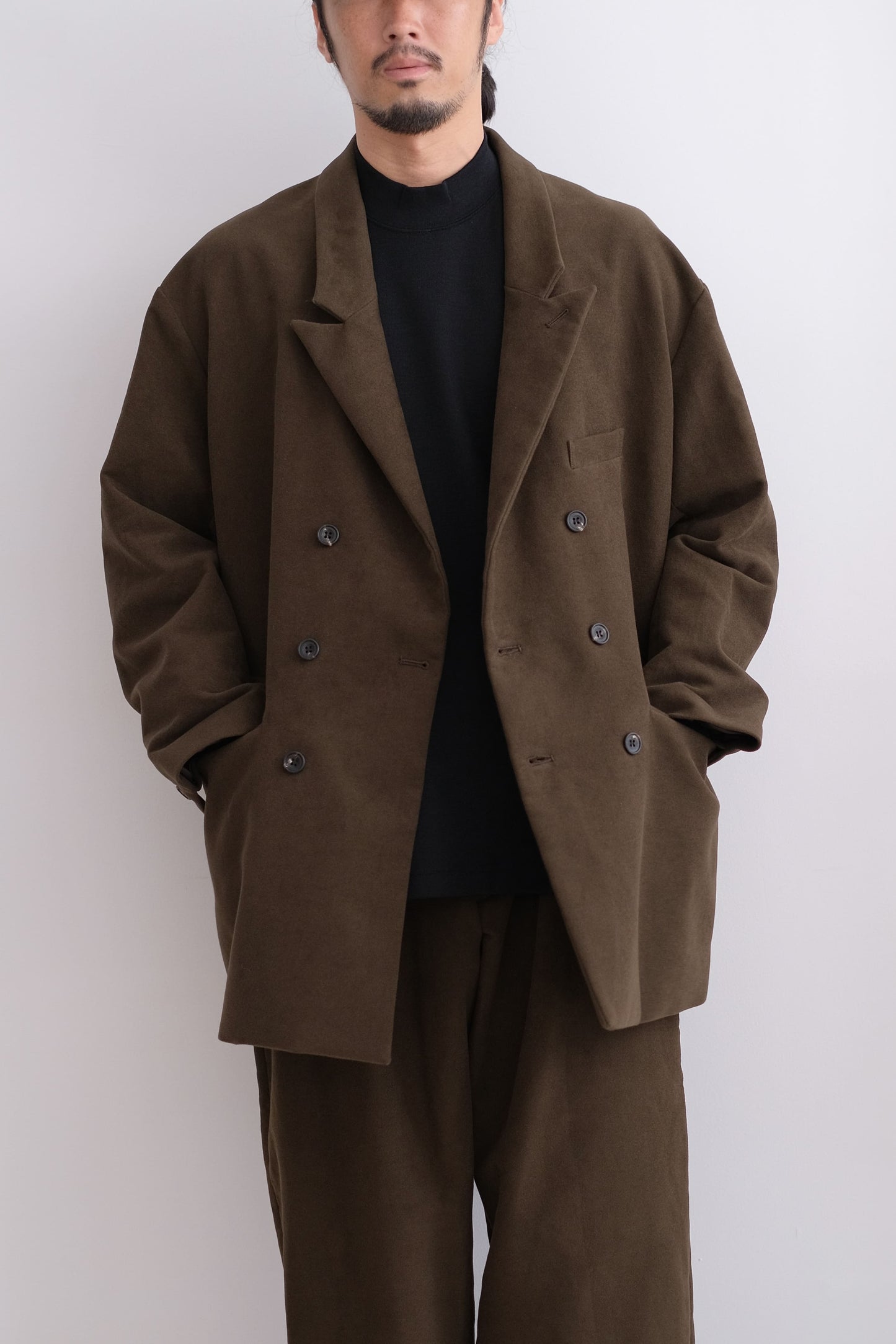 MOLESKIN DOUBLE BREASTED JACKET