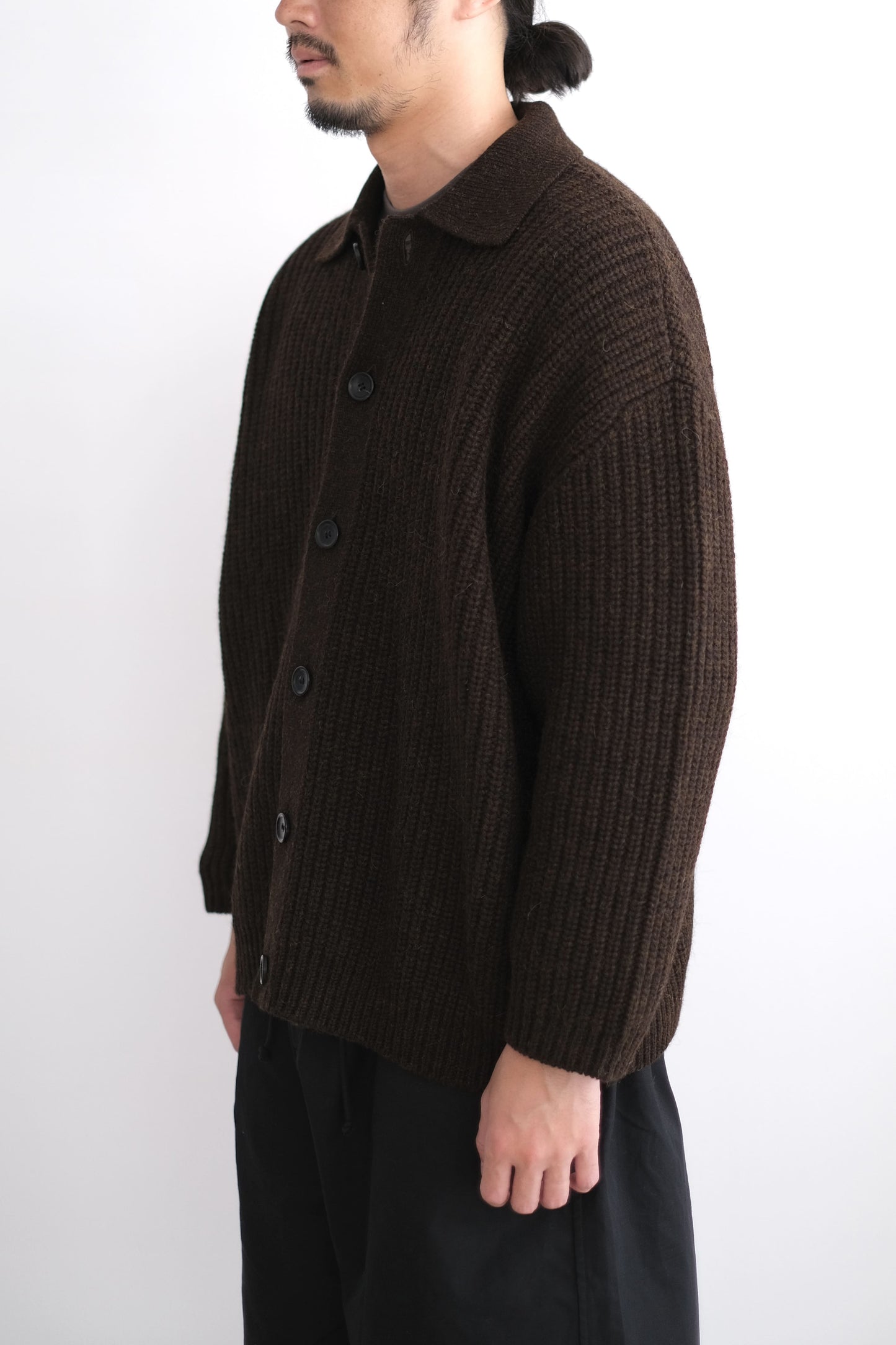 BABY ALPACA KNIT JACKET
