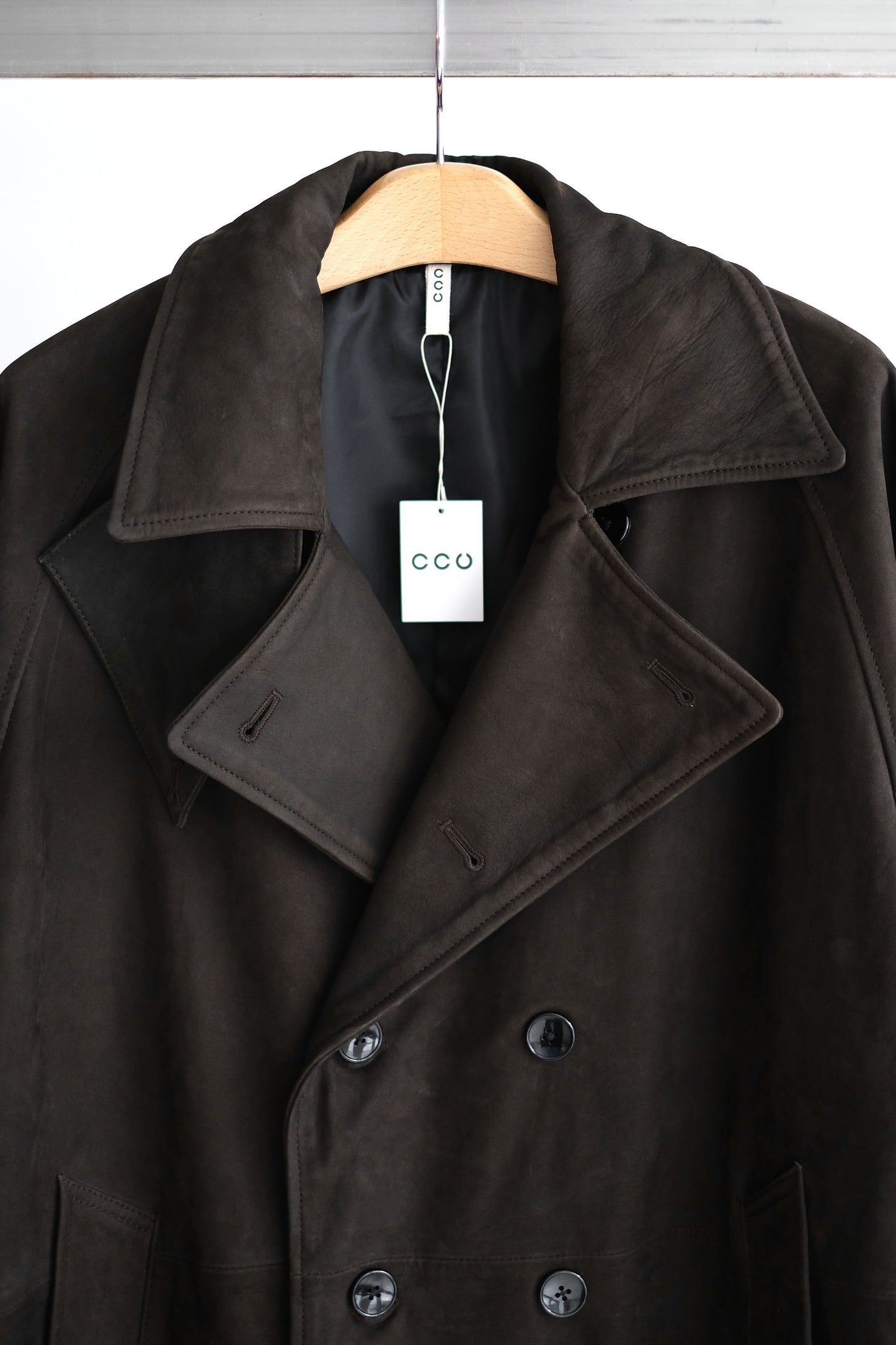 DOUBLE BREASTED HALF COAT