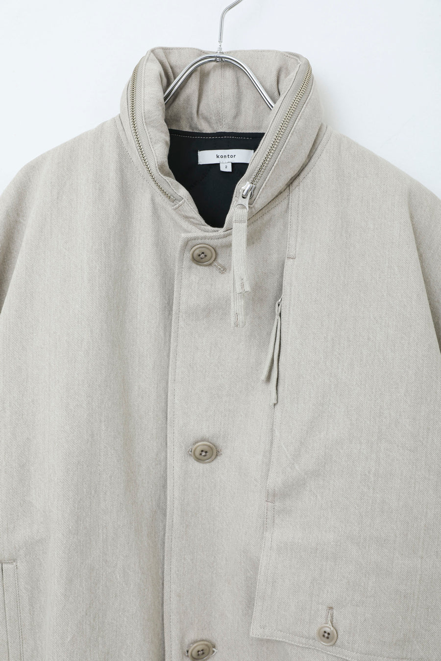STAND COLLAR PADDED BLOUSON