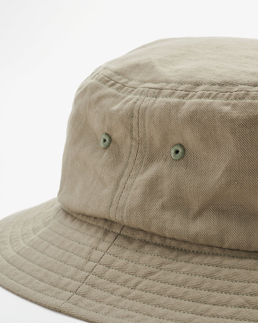 ORGANIC COTTON SERGE BUCKET HAT