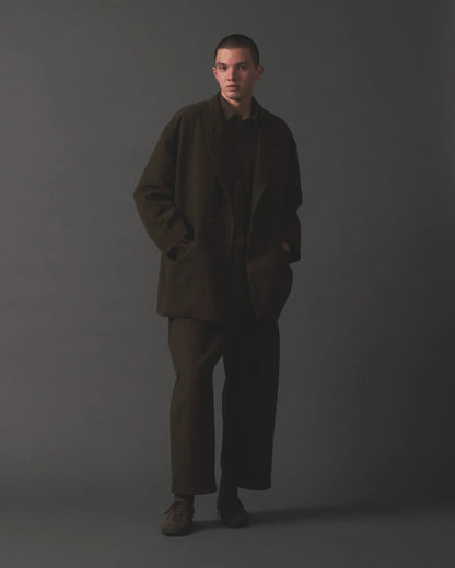 【予約商品】MOLESKIN PLEATED TROUSERS