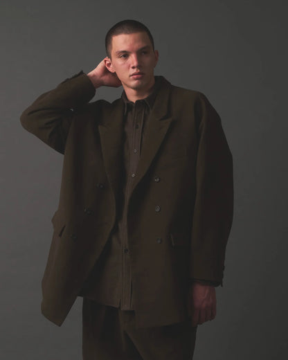 【予約商品】MOLESKIN DOUBLE BREASTED JACKET