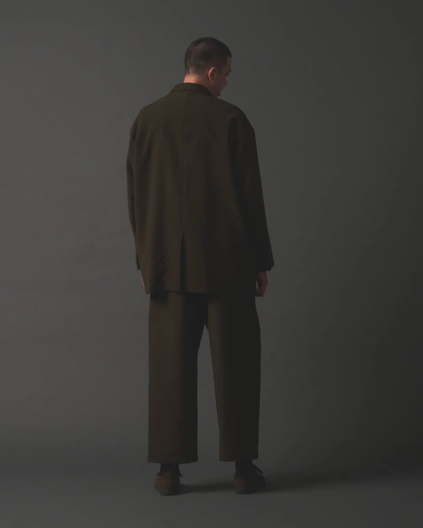 【予約商品】MOLESKIN PLEATED TROUSERS