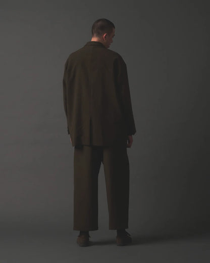 【予約商品】MOLESKIN PLEATED TROUSERS