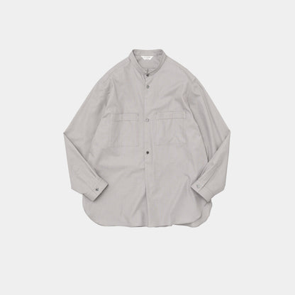 NARROW COLLAR PULLOVER SHIRT