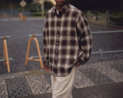 OMBRE PLAID SHIRT (予約商品)