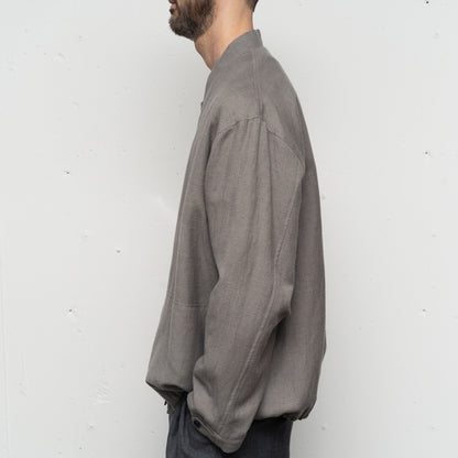 LINEN WOOL MIX BLOUSON