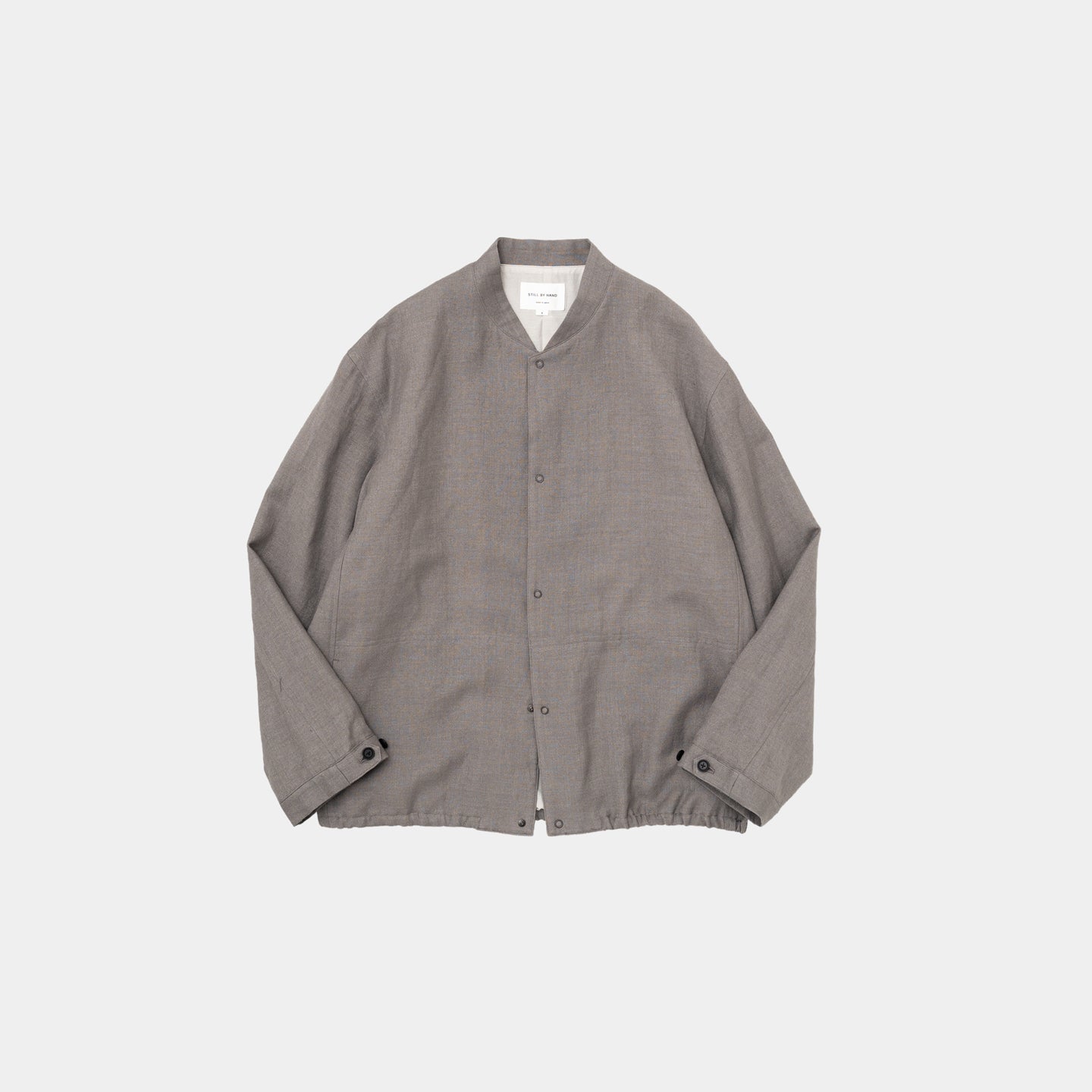 LINEN WOOL MIX BLOUSON