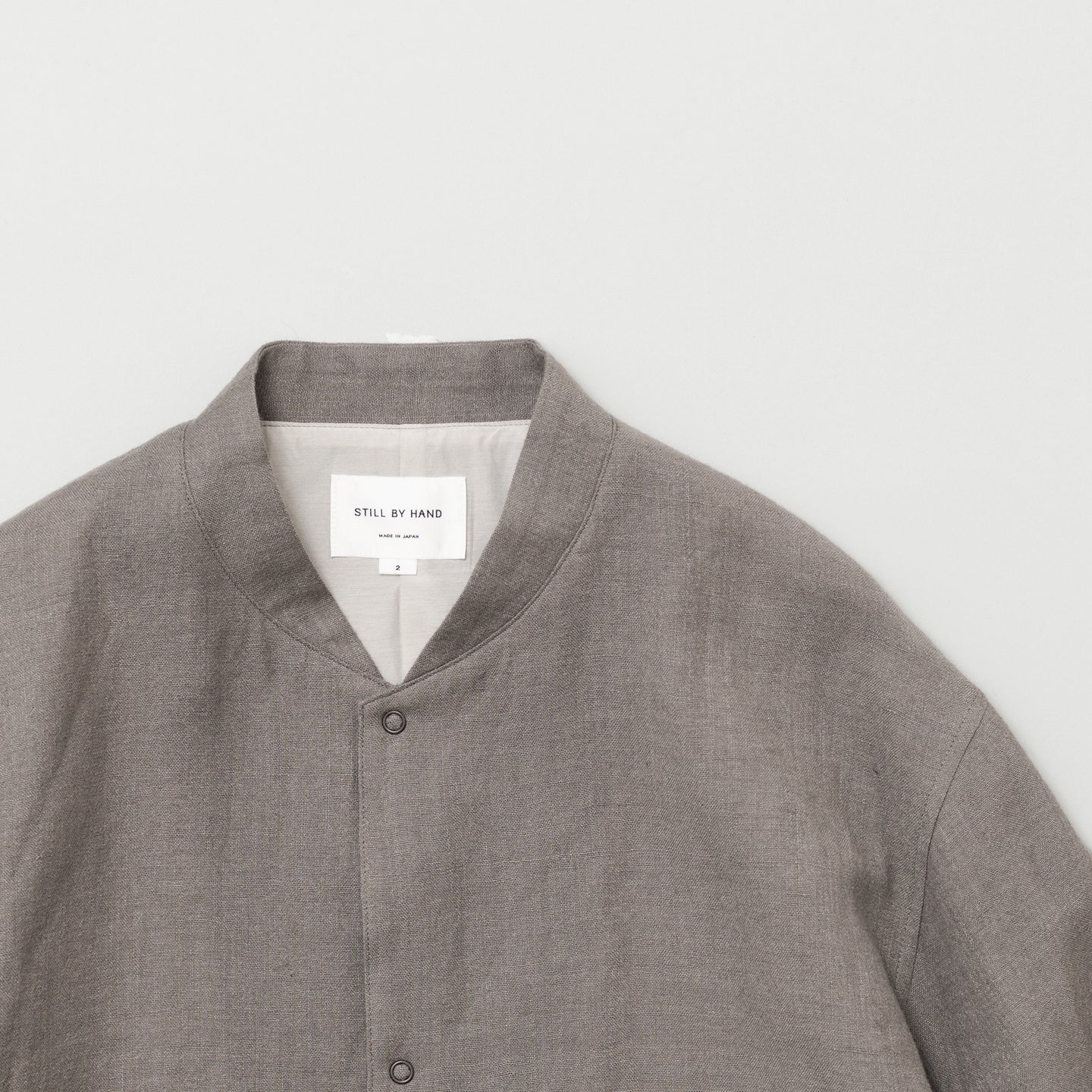 LINEN WOOL MIX BLOUSON