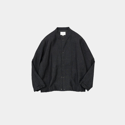 LINEN WOOL MIX BLOUSON