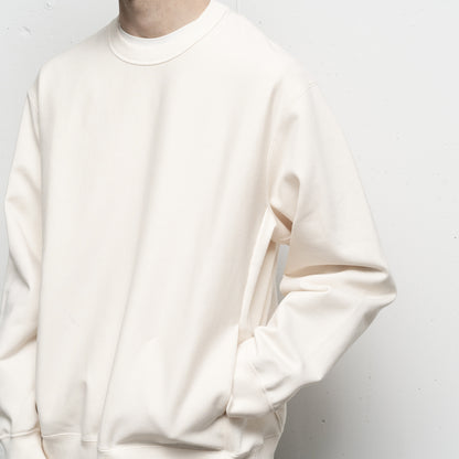 MERCERISED COTTON SWEAT SHIRT