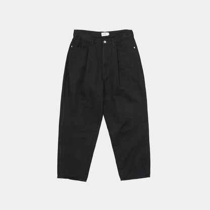 12oz DENIM DEEP TUCK PANTS