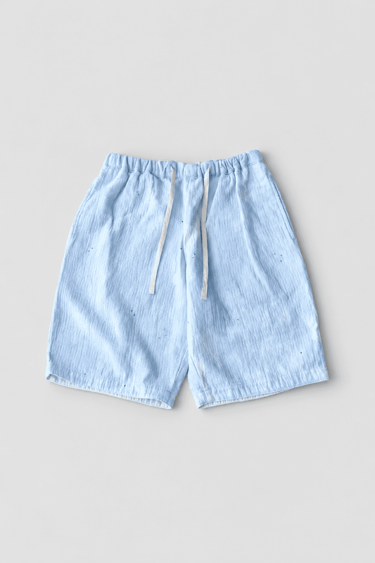 PAINTED SASHIKO WATERCOLOR SHORTS