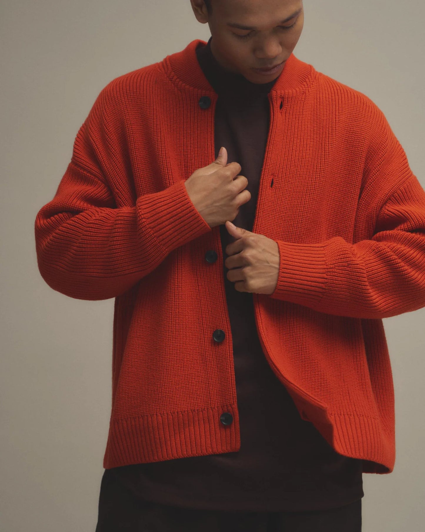 【予約商品】MERINO WOOL KNIT BLOUSON