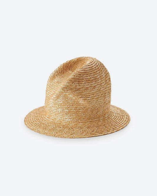 STRAW BRAID SCARS HAT