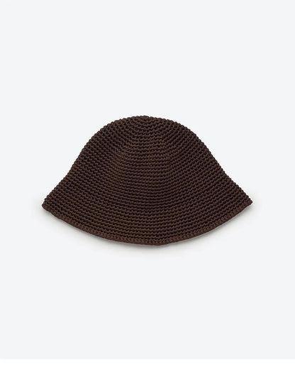 POLY HAND KNIT BUCKET HAT