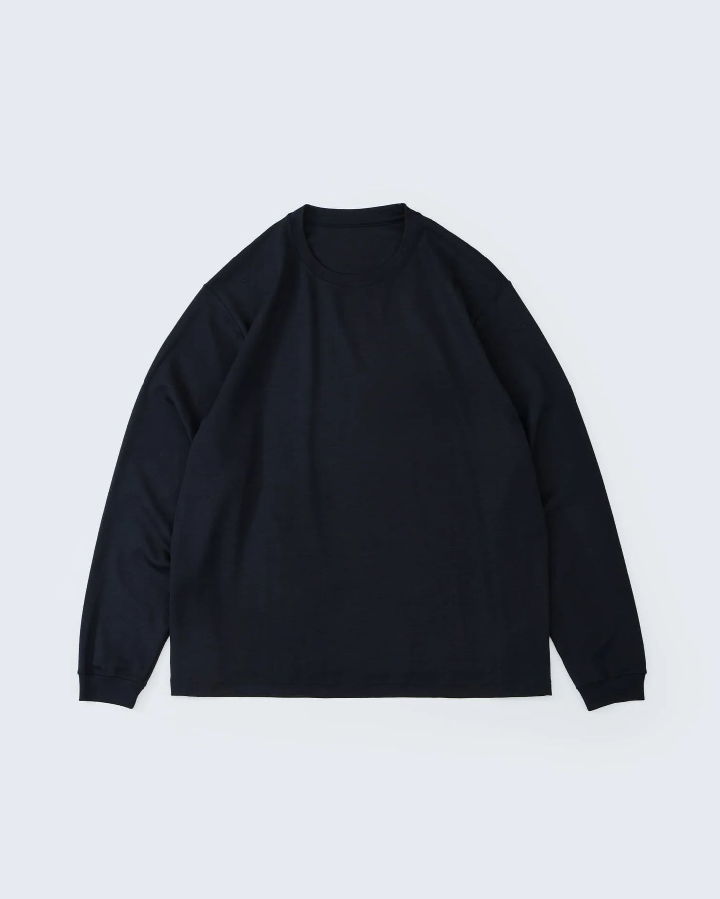 MERINO WOOL CREW NECK LONG SLEEVE SHIRT