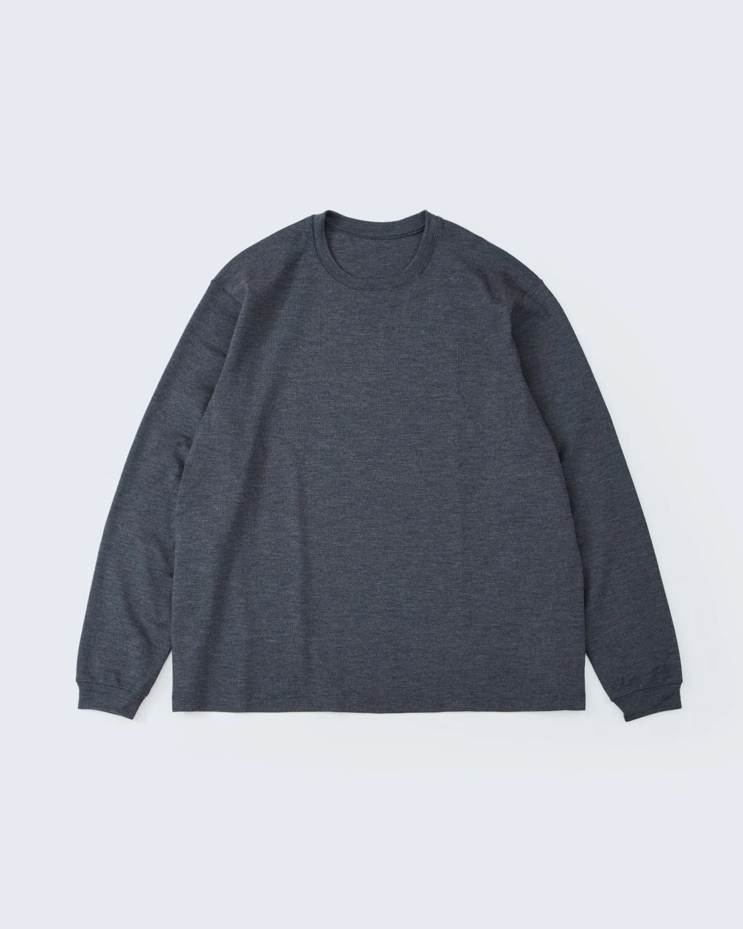 MERINO WOOL CREW NECK LONG SLEEVE SHIRT