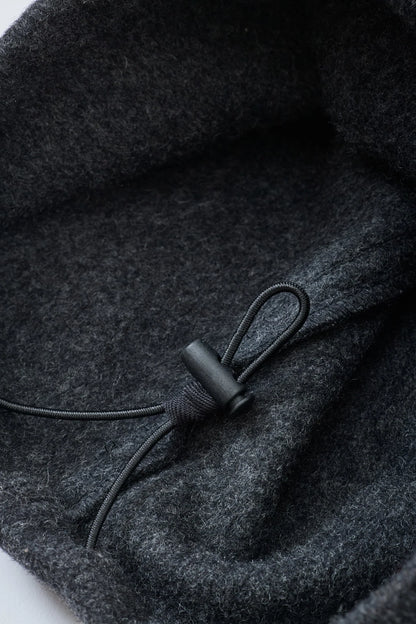 WOOL CASHMERE DRAWSTRING PANTS