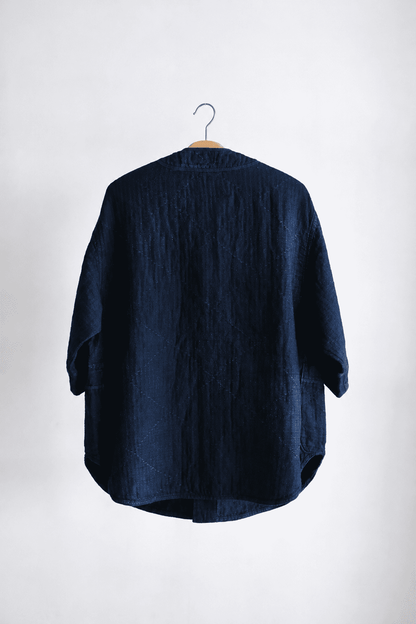 SEA ISLAND SASHIKO BASEBALL SHIRT