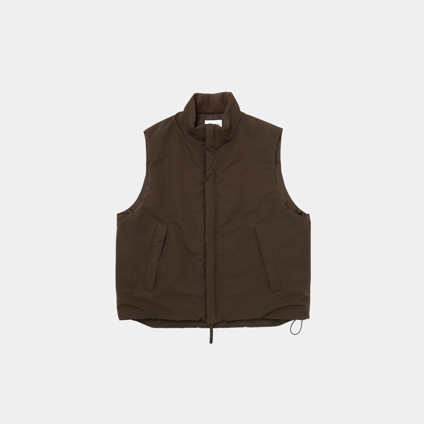 STAND COLLAR PADDED VEST