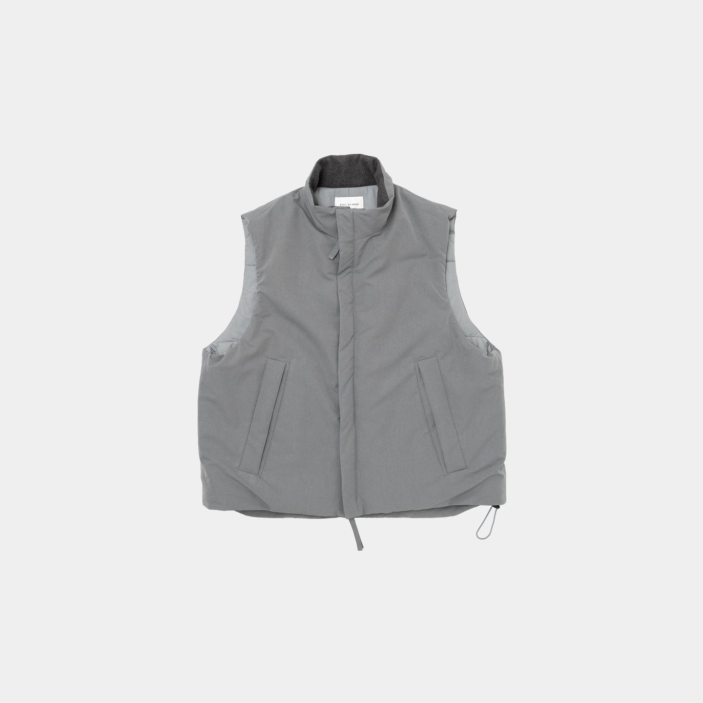 STAND COLLAR PADDED VEST