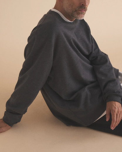 MERINO WOOL CREW NECK LONG SLEEVE SHIRT