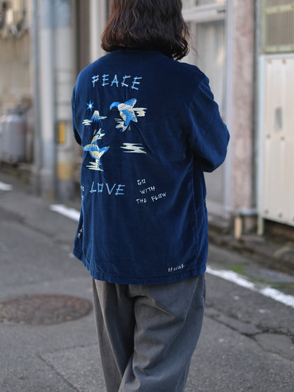 VELVETEEN HIPPIE SOUVENIR ZIP UP JACKET