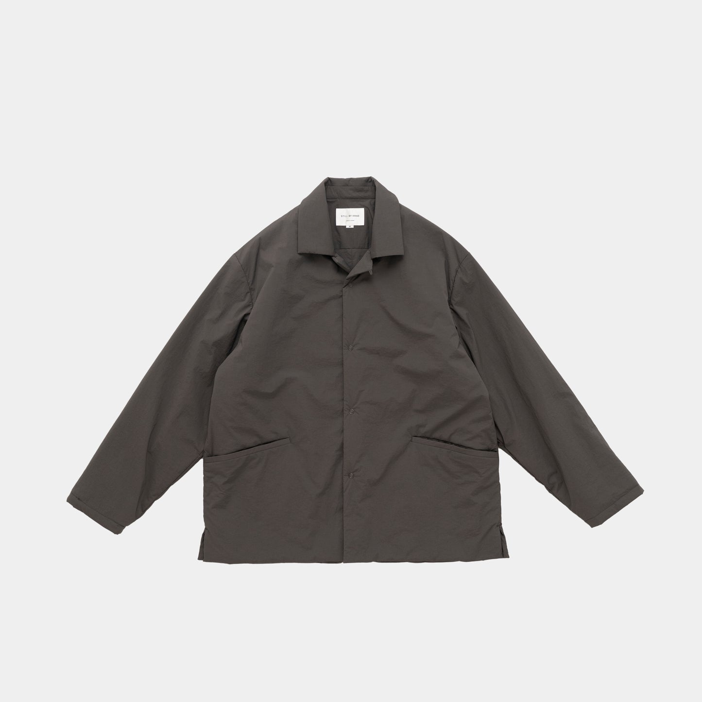 NYLON PUFFY SHIRT JACKET