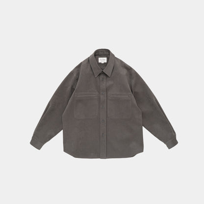 SUEDE SHIRT JACKET