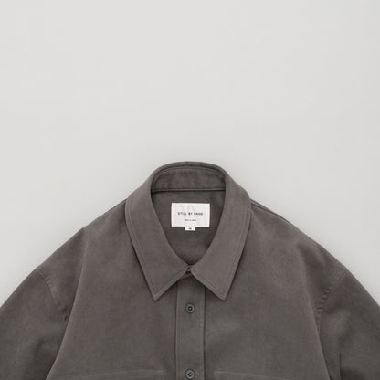 SUEDE SHIRT JACKET