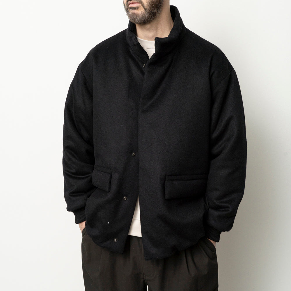 PADDED WOOL BLOUSON