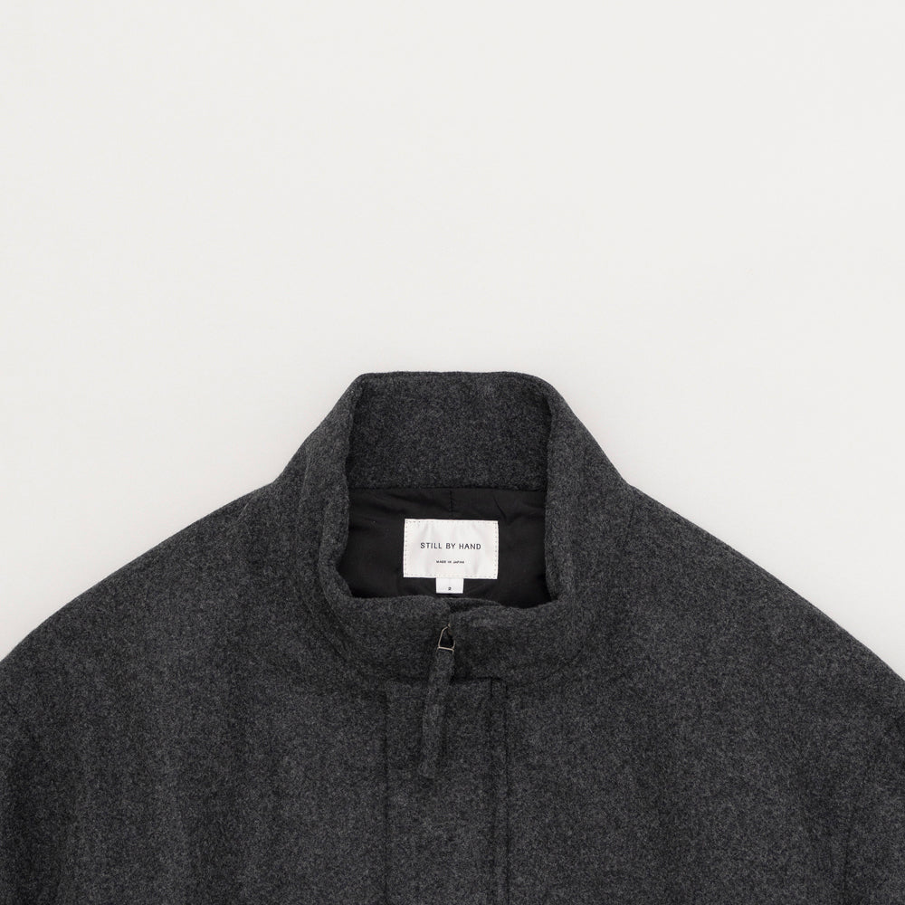 PADDED WOOL BLOUSON