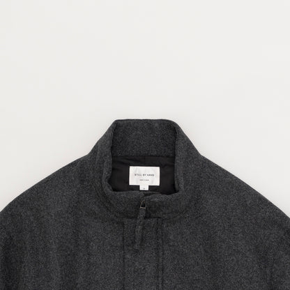 PADDED WOOL BLOUSON