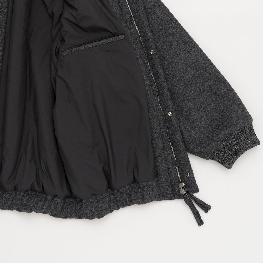 PADDED WOOL BLOUSON
