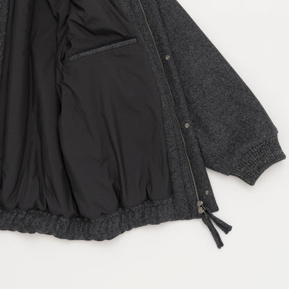 PADDED WOOL BLOUSON