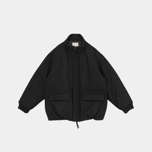 PADDED WOOL BLOUSON